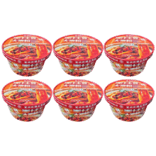 吾京流汁土豆大宽粉272g*6桶整箱装 红油味 速食食品米粉米线懒人夜宵47.4元 (满2件6折,券后省20,月销2000+)