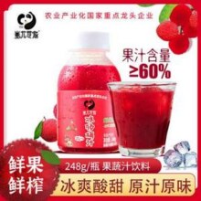 贵州老字号，玉梦 蚩尤世家 冰镇杨梅汁248g*8瓶新低12.6元包邮（1.58元/瓶）