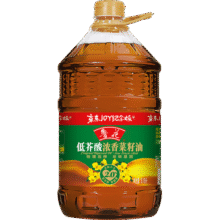 鲁花 食用油 低芥酸浓香菜籽油6.18L物理压榨119.9元 (月销5000+)