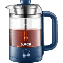 苏泊尔（SUPOR） 养生壶煮茶器煮茶1L壶电水壶热水壶烧水壶电热水壶304不锈钢迷你玻璃花茶壶黑茶 SW-10C0698元 (月销1000+)