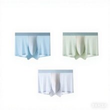 有棵树 男士平角裤 XL、云灰色、清水蓝、青瓷色19.9元（需领券）