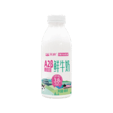 天润新疆鲜奶 A2β-酪蛋白 3.8g优质蛋白鲜牛奶低温奶 480g*1瓶57.1元（合5.71元/件）