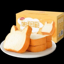 88VIP：达利园 厚切纯牛乳吐司 65g*8枚4.33元包邮+439淘金币（返8元超市卡后）