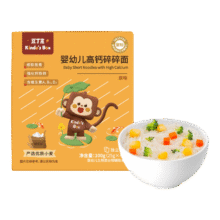 豆丁盒   婴幼儿高钙碎碎面*1盒 【6月+】0.41元
