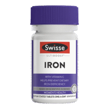 Swisse斯维诗 补铁片30片/瓶 补血补维C B6好气色成人中老年39.05元（需领券，合19.52元/件）