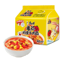 再降价：康师傅 番茄鸡蛋牛肉面 5袋 需换购9.9元+0.01元凑单