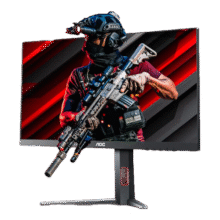 AOC 27英寸 FastIPS 180Hz 1ms HDR 95%P3色域 每台校色 G-SYNC 电竞电脑显示器 宙斯盾系列 27G4849元 (月销1w+)