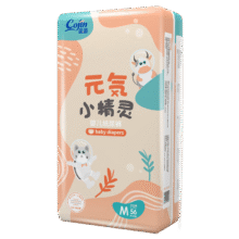 首购+百亿补贴：茵茵元気小精灵婴儿纸尿裤夏季超薄透气宝宝尿不湿M码56片(6-11kg)27.62元