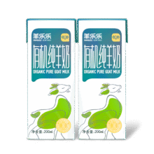 羊乐乐 有机羊奶200ml*2盒 鲜奶出口品质12.9元