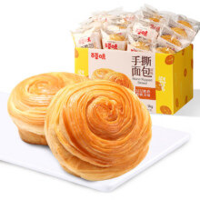百草味 手撕面包1000g14.9元