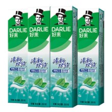 88vip、DARLIE好来清新口气牙膏200g*4支17.75元+1元金币