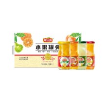 88VIP：欢乐家 糖水混合水果罐头 256g*12瓶*3件96.85元包邮+1033淘金币（32.28元/件，返15元超市卡后）