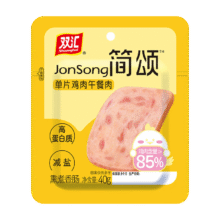 需首购：双汇 简颂鸡肉午餐肉40g单片即食0.67元包邮（需试用）