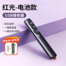 绿联 LP479 激光笔 红光 电池款 黑色32.9元