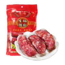 粤涛（YUETAO）老广的味道 东莞腊肠二八肥瘦熟食广式腊肠烤香肠广东特产 500g /1袋45.9元 (券后省30)