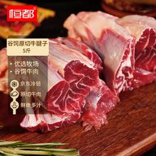 限移动端、京东百亿补贴：恒都 国产谷饲牛腱子 5斤 不含腱子芯 生鲜牛肉 炖煮健身食材101.73元（需买2件，需用券）