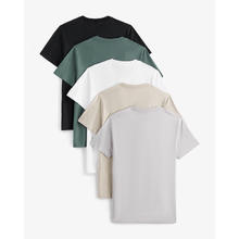 Abercrombie & Fitch AF男装 24春夏小麋鹿亨利领短袖T恤套装（五件装）321元