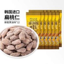 韩国进口 HBAF 芭蜂 蜂蜜黄油巴旦木杏仁干 35g*12袋39.9元包邮