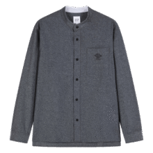Gap  男春夏纯棉牛津布衬衫  简约立领890935134元