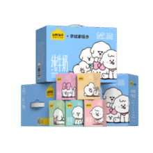 ￥1.56/盒！认养一头牛 × 奈娃家族 纯牛奶125mL*16盒*3箱￥74.66 1.1折
