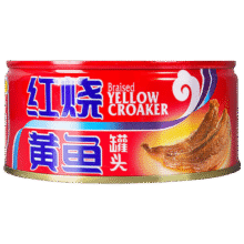 PLUS会员、首购：画马石红烧黄鱼140g 鱼罐头 开罐即食4.49元，需店铺会员