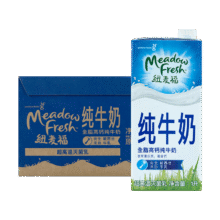 纽麦福（Meadow fresh） 新西兰进口 3.5g蛋白质 高钙全脂纯牛奶1L*12盒/箱 送礼佳选105.42元