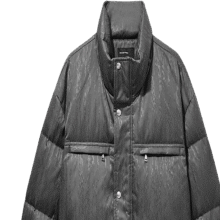 26日10点：反季特卖 GXG立体印花立领保暖面包服男羽绒服通勤外套222元包邮