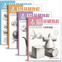 浙江摄影出版社 4册《素描基础教程》入门临摹教材书籍28.5元