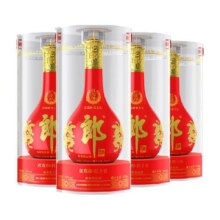 郎酒红花郎(15)酱香型53度高档白酒500ml*4瓶婚宴送礼粮食酒1759元