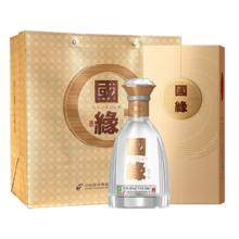 今世缘 国缘对开 柔雅型白酒 42度 500ml 单瓶装券后175.9元