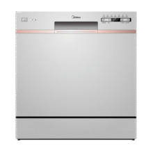美的（Midea）AQ80S台式家用10套洗碗机 小型洗碗机嵌入式 独立免安装 一级水效 独嵌两用 国家补贴20% 政府补贴 【台嵌两用】AQ80S|一级水效 自动开门烘干1943.28元（需领券）