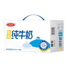 三元特品纯牛奶250*16盒 3.3g蛋白质 整箱装 送礼礼盒团购84.7元（需领券，合28.23元/件）