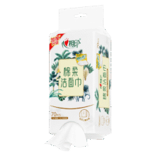 心相印洗脸巾棉柔系列 70片*单提7.32元（需领券、plus会员满1享8.5折）