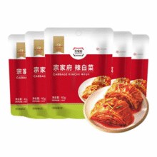 开胃小菜！清净园 宗家府切件泡菜 40g*10袋￥15.20 5.1折