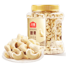 沃隆每日坚果腰果坚果炒货罐装大颗粒每日坚果 休闲办公室零食小吃 原味腰果仁500g89元（需领券，合44.5元/件）