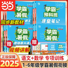 当当2025年经纶学霸暑假大通关1升2升3升4升5升6年级衔接暑假作业课堂笔记券后4.77元