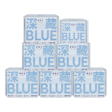 她研社深藏blue卫生巾套装 超薄瞬吸 透气姨妈巾 日夜组合7包60片92.8元（需领券，合46.4元/件）