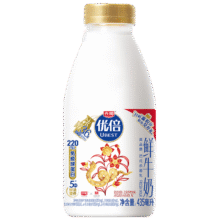 光明 优倍 浓醇  435ml*1 PET瓶 巴氏杀菌鲜牛奶16.65元（合5.55元/件）