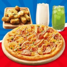 美团到店 达美乐比萨 尊享比萨4件套双人餐 全国49城共880家门店可用原价113元 现价89元