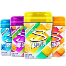 炫迈薄荷味鲜果味100.8g*3袋共6盒约168片无糖口香糖零食六一儿童43.3元