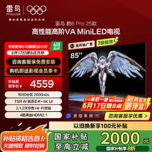 雷鸟 鹤6 PRO 25款 85S595C Pro 85英寸 MiniLED智能平板电视4219.3元