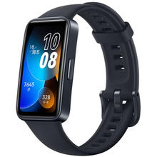 京东PLUS：华为 HUAWEI 手环8 智能手环 幻夜黑 硅胶表带（心率、血氧）133.82元（双重优惠）