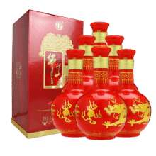 牛栏山 百年红10 喜酒 浓香型 白酒 52度 500ml*6瓶 整箱装 喜宴用酒409.66元（需领券）