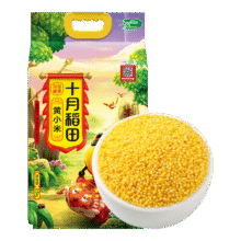plus会员:十月稻田 黄小米 溯源  2.5kg（小黄米 五谷杂粮 粥米早餐小米粥）5斤177.07元（合16.1元/件）