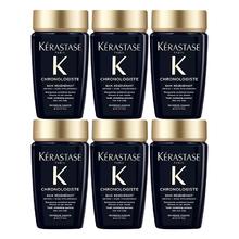 KÉRASTASE 卡诗 黑钻钥源洗发水80ml*6瓶滋润清洁柔顺护发留香134.1元