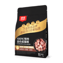 顽皮小金盾猫粮100%鲜肉全价成猫1.8kg 鸡肉呵护肠胃【欧阳娜娜推荐】71.52元