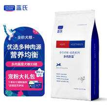 京东PLUS：蓝氏 鸡肉三文鱼牛肉全犬全阶段狗粮 14.96kg券后174.67元