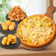 尊宝比萨 【榴莲双人餐】随心选苏丹王榴莲比萨4件套套餐兑换券 多店可用原价40元  现价32.9元