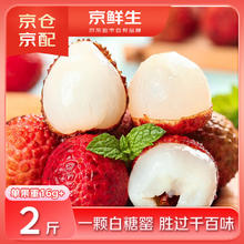 京鲜生 白糖罂新鲜荔枝 粒果无枝叶 净重1kg19.95元