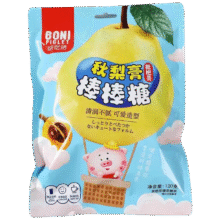 需首购：啵尼猪 秋梨枇杷膏棒棒糖120g/袋（20支） 0添加3.85元包邮（需试用）